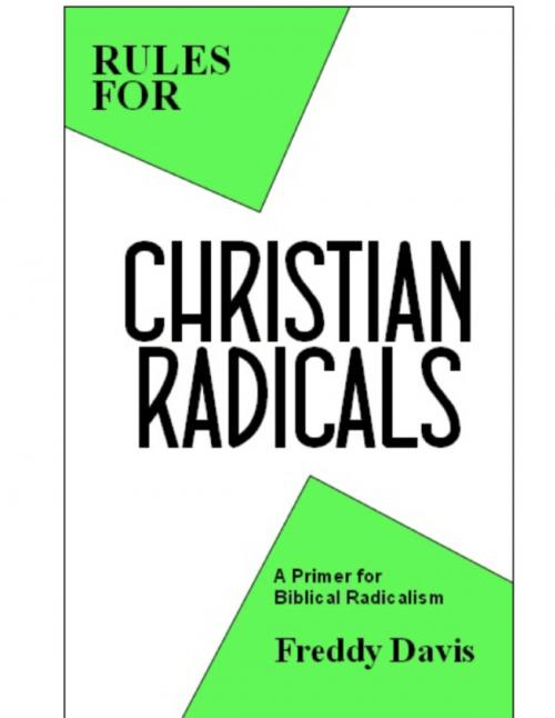 Cover of the book Rules for Christian Radicals: A Primer for Biblical Radicalism by Freddy Davis, Freddy Davis