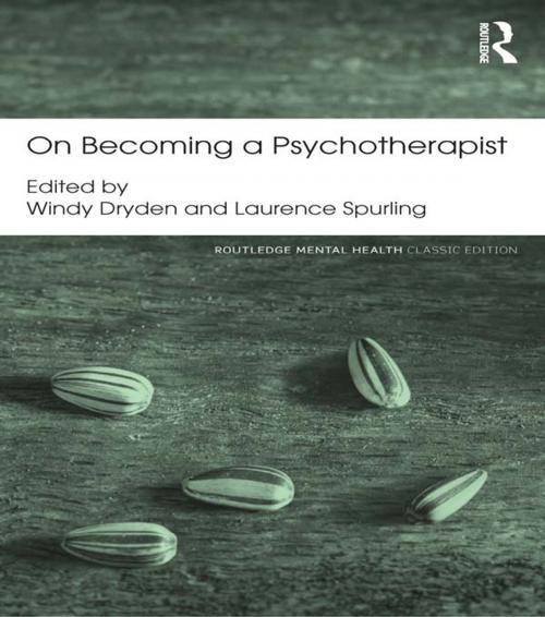 Cover of the book On Becoming a Psychotherapist by , Taylor and Francis