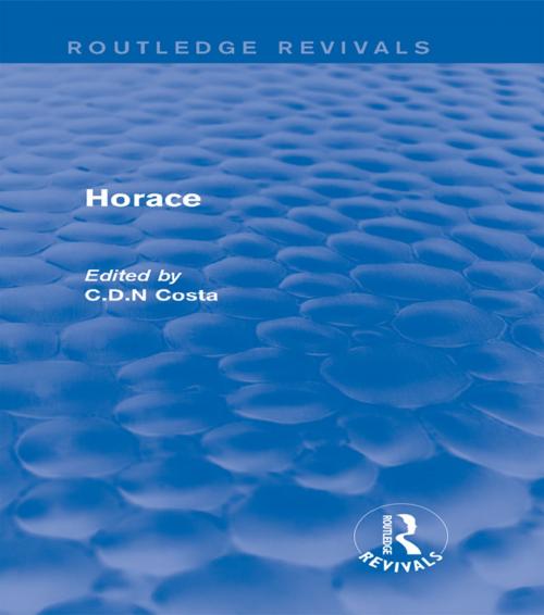 Cover of the book Horace (Routledge Revivals) by C.D.N. Costa, Taylor and Francis