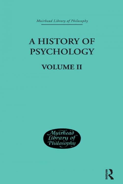 Cover of the book A History of Psychology by George Sydney Brett, Taylor and Francis