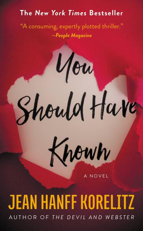 Cover of the book You Should Have Known by Jean Hanff Korelitz, Grand Central Publishing
