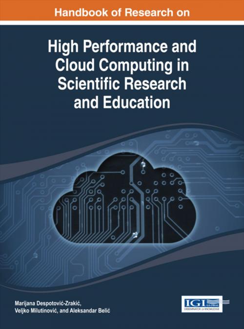 Cover of the book Handbook of Research on High Performance and Cloud Computing in Scientific Research and Education by , IGI Global