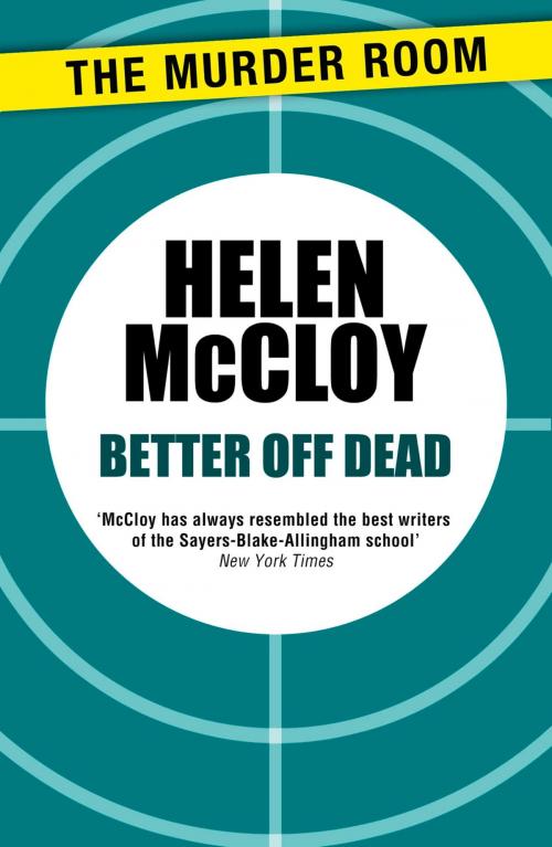 Cover of the book Better off Dead by Helen McCloy, Orion Publishing Group