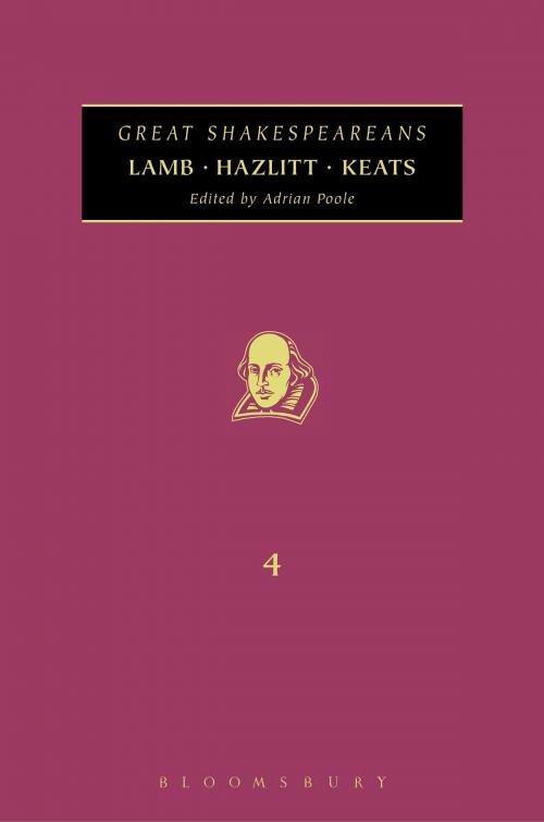 Cover of the book Lamb, Hazlitt, Keats by , Bloomsbury Publishing