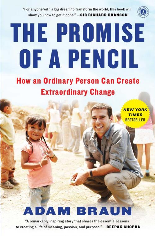 Cover of the book The Promise of a Pencil by Adam Braun, Scribner