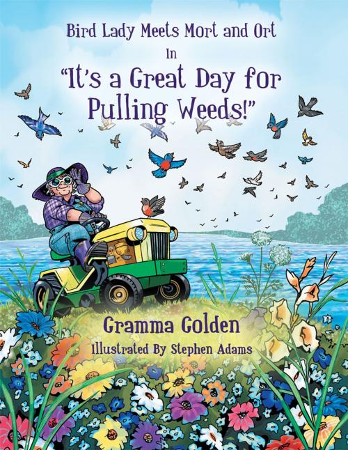 Cover of the book Bird Lady Meets Mort and Ort in "It's a Great Day for Pulling Weeds" by Gramma Golden, AuthorHouse