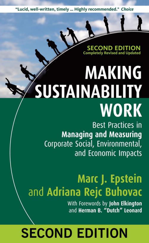 Cover of the book Making Sustainability Work by Marc J. Epstein, Adriana Rejc Buhovac, Berrett-Koehler Publishers