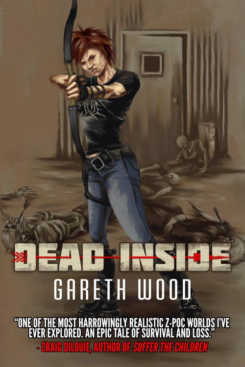 Cover of the book Dead Inside by Gareth Wood, Permuted Press