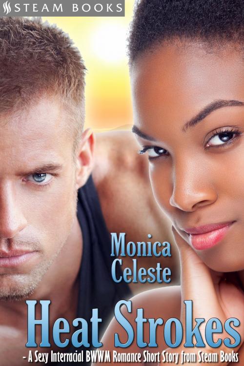 Cover of the book Heat Strokes - A Sexy Interracial BWWM Romance Short Story from Steam Books by Monica Celeste, Steam Books, Steam Books