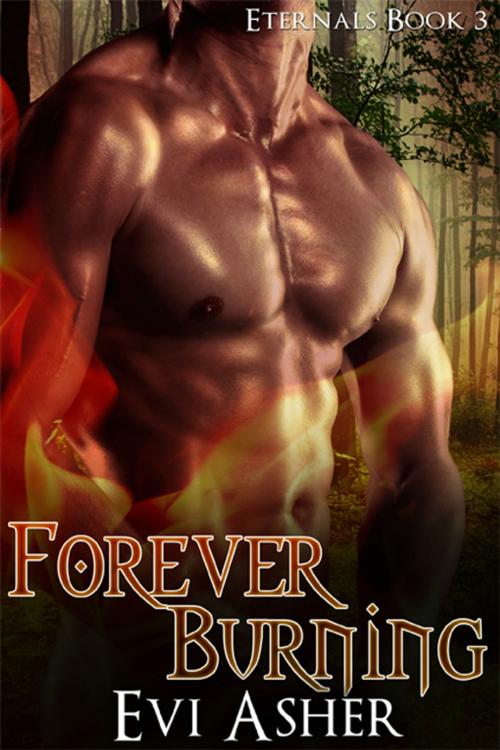 Cover of the book Forever Burning by Evi Asher, eXtasy Books Inc