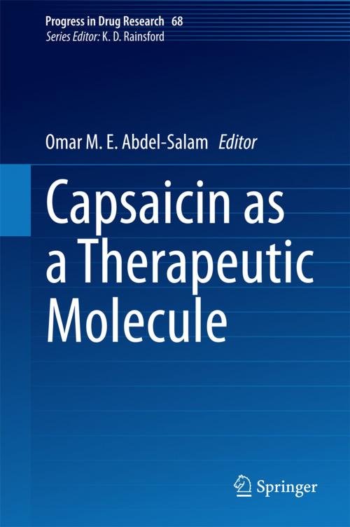 Cover of the book Capsaicin as a Therapeutic Molecule by , Springer Basel