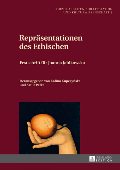 Cover of the book Repraesentationen des Ethischen by , Peter Lang