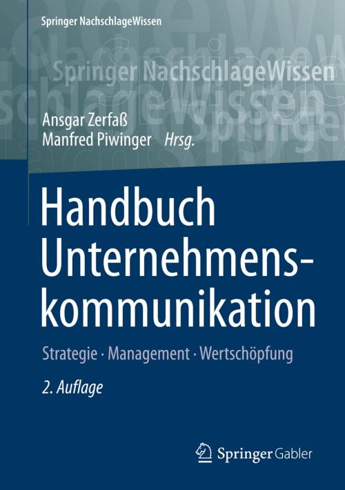 Cover of the book Handbuch Unternehmenskommunikation by , Springer Fachmedien Wiesbaden