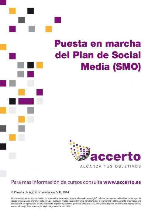 Cover of the book Puesta en marcha del Plan de Social Media (SMO) by Accerto, Grupo Planeta