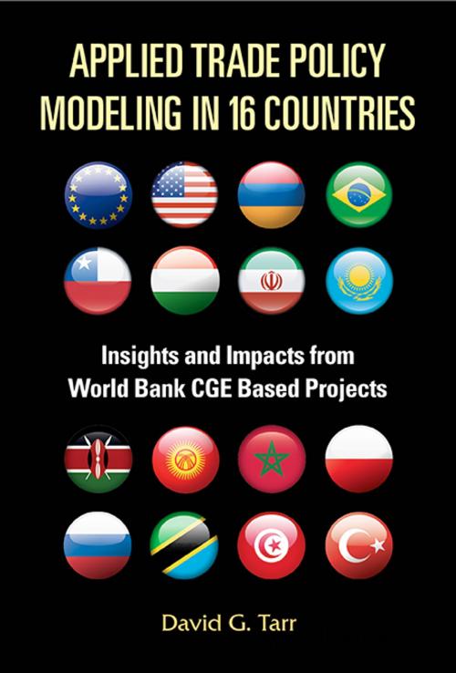 Cover of the book Applied Trade Policy Modeling in 16 Countries by David G Tarr, World Scientific Publishing Company