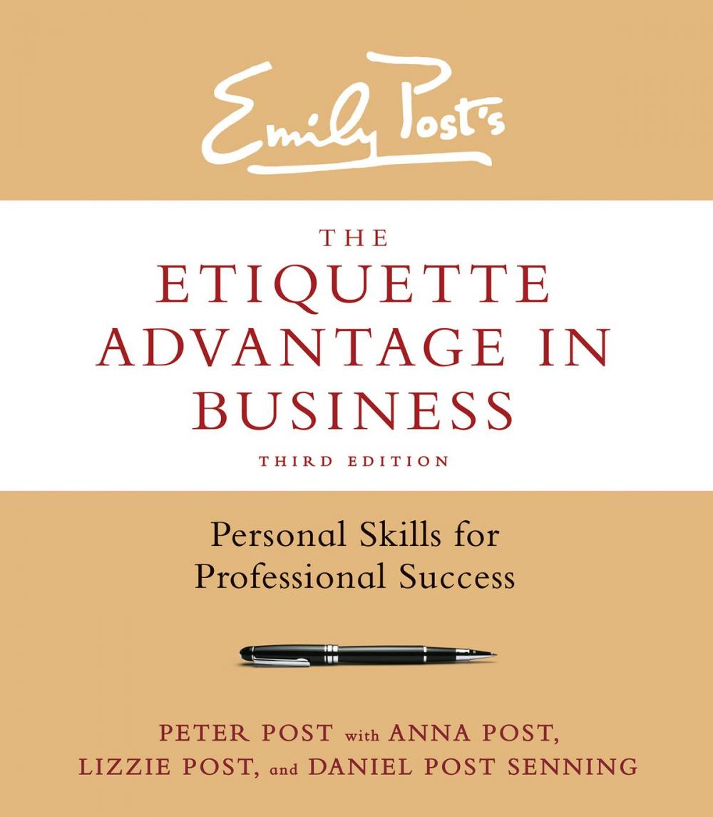 Big bigCover of The Etiquette Advantage in Business, Third Edition