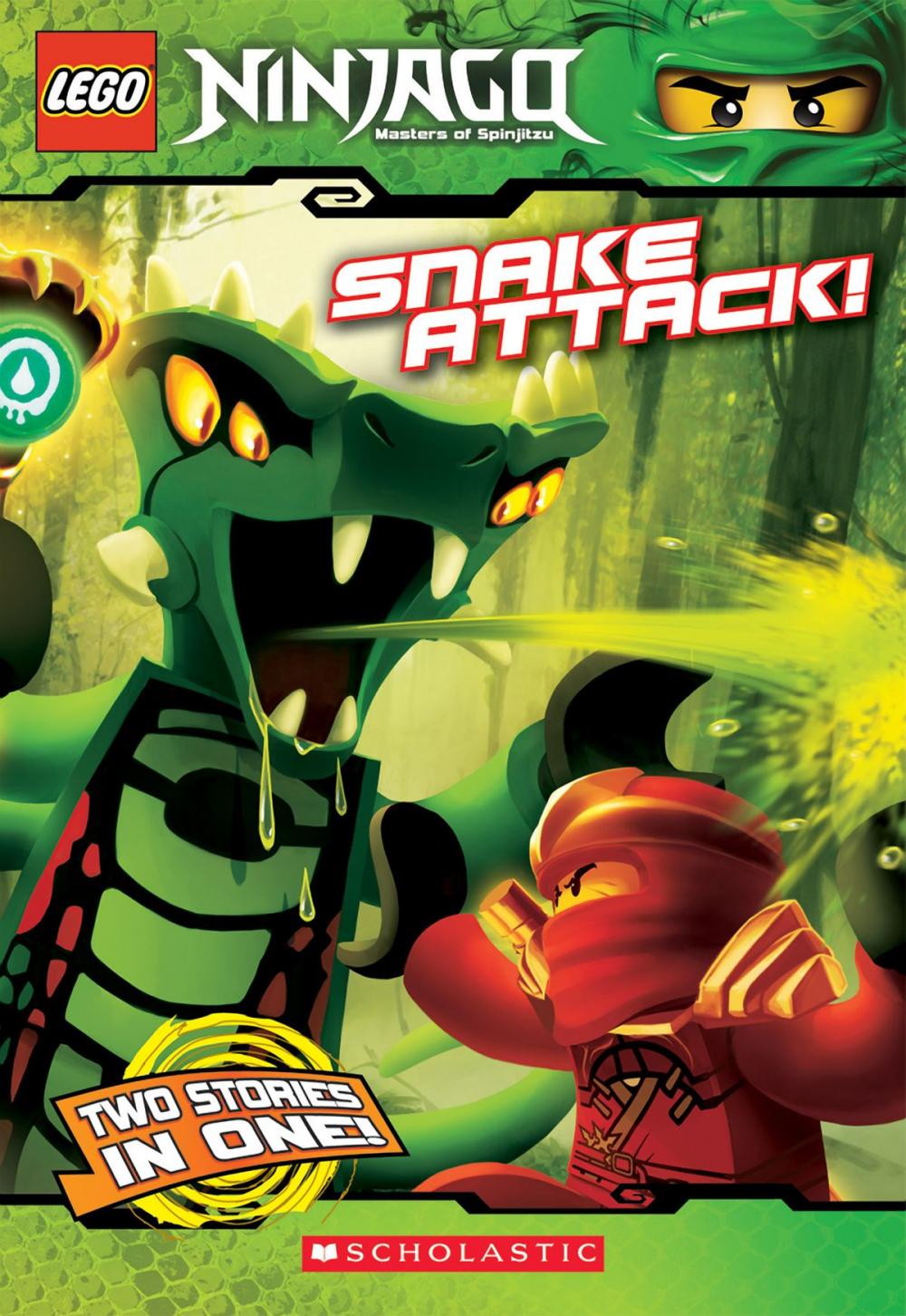 Big bigCover of Snake Attack! (LEGO Ninjago: Chapter Book)