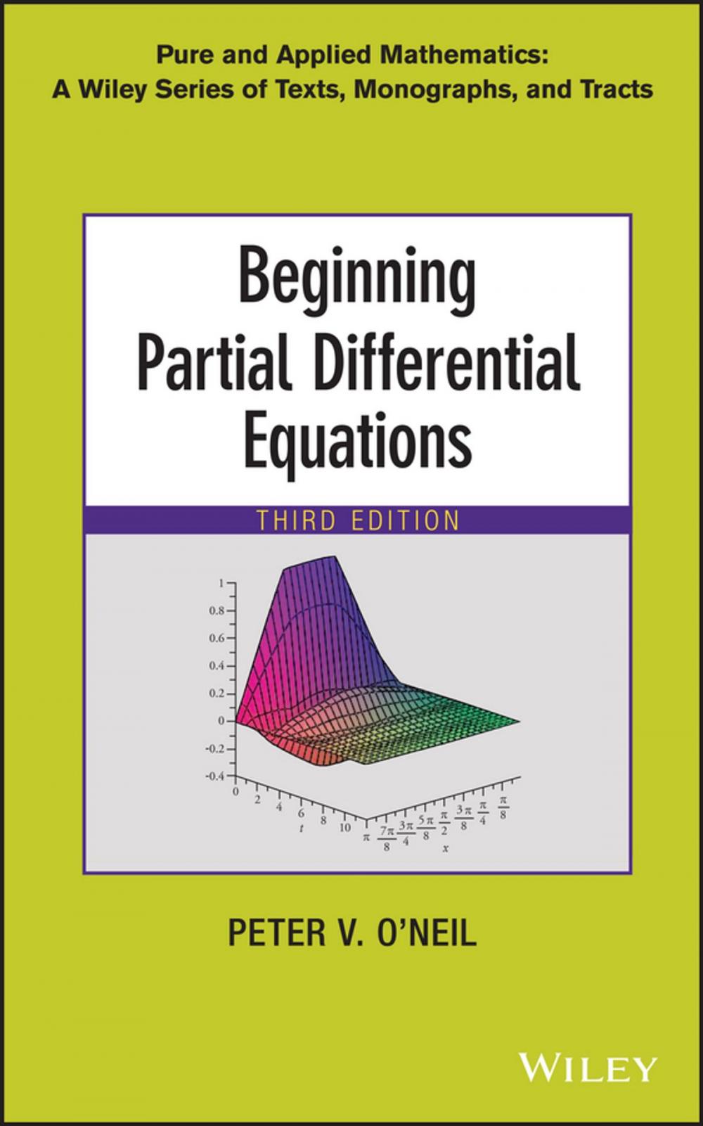 Big bigCover of Beginning Partial Differential Equations