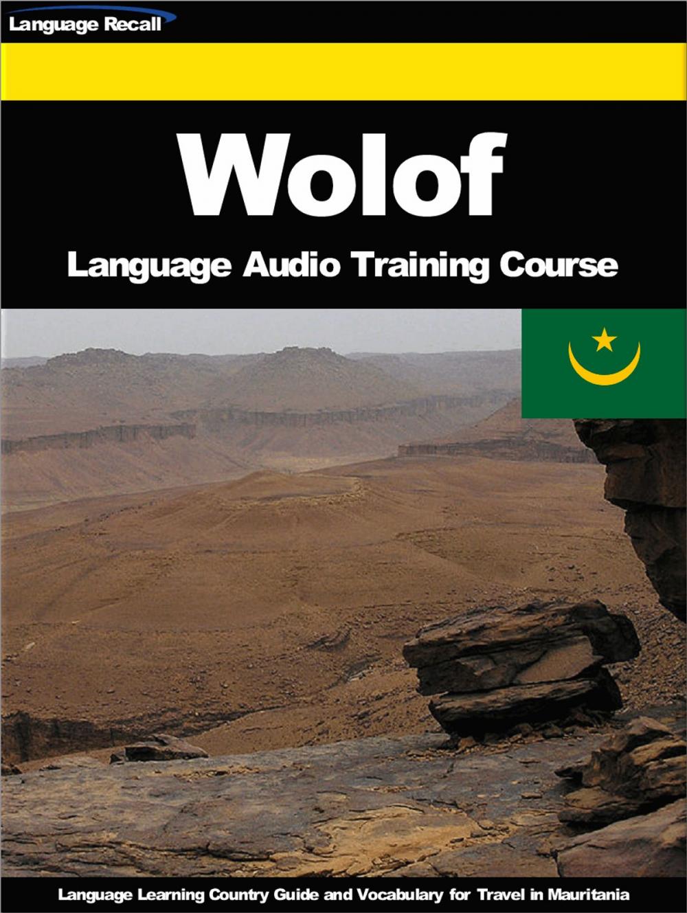 Big bigCover of Wolof Language Audio Training Course