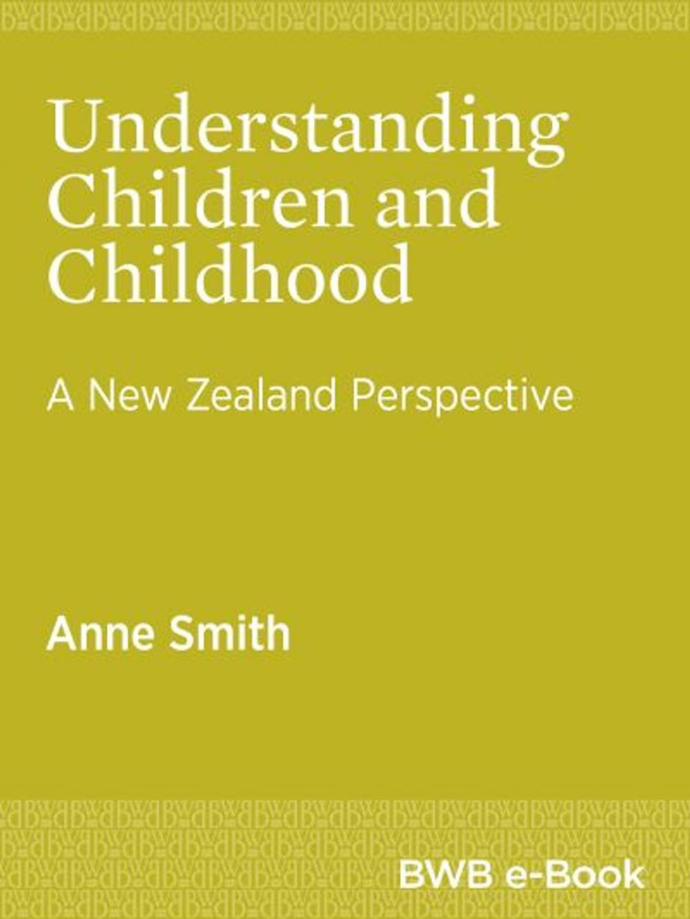Big bigCover of Understanding Children and Childhood