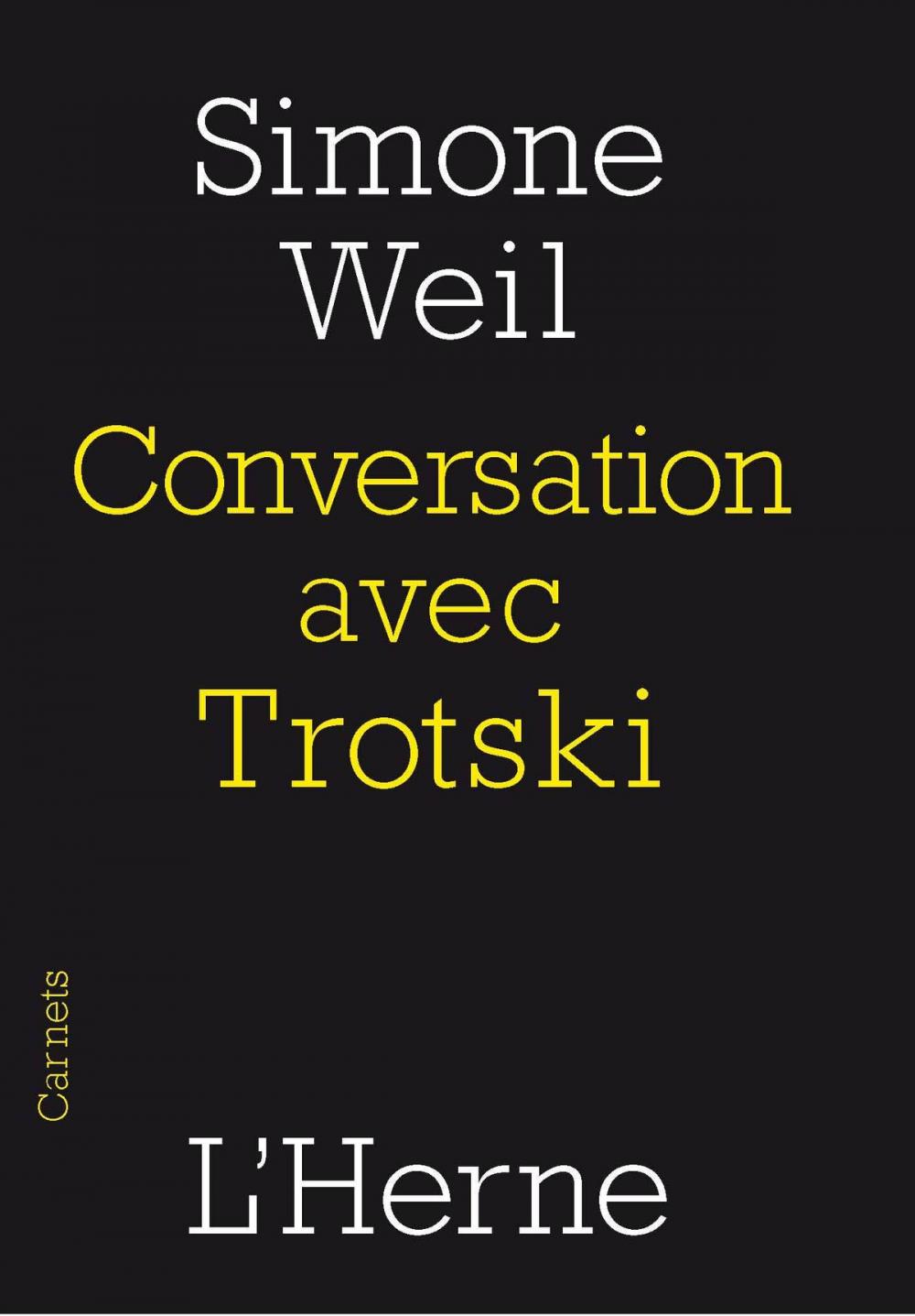 Big bigCover of Conversation avec Trotski