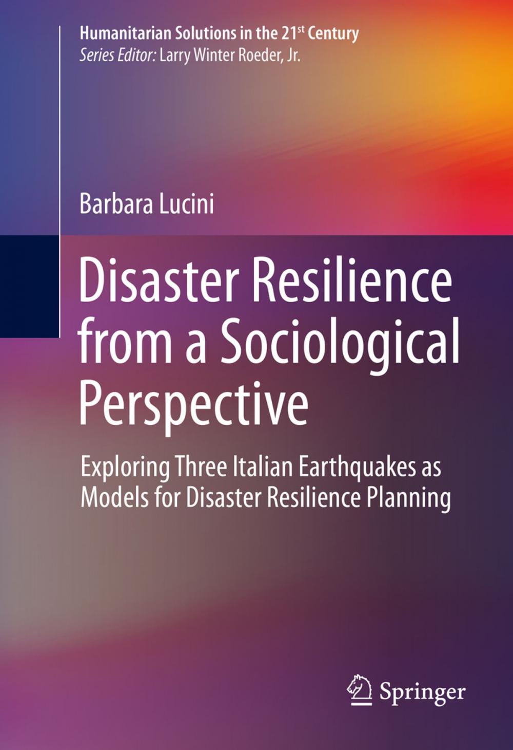 Big bigCover of Disaster Resilience from a Sociological Perspective