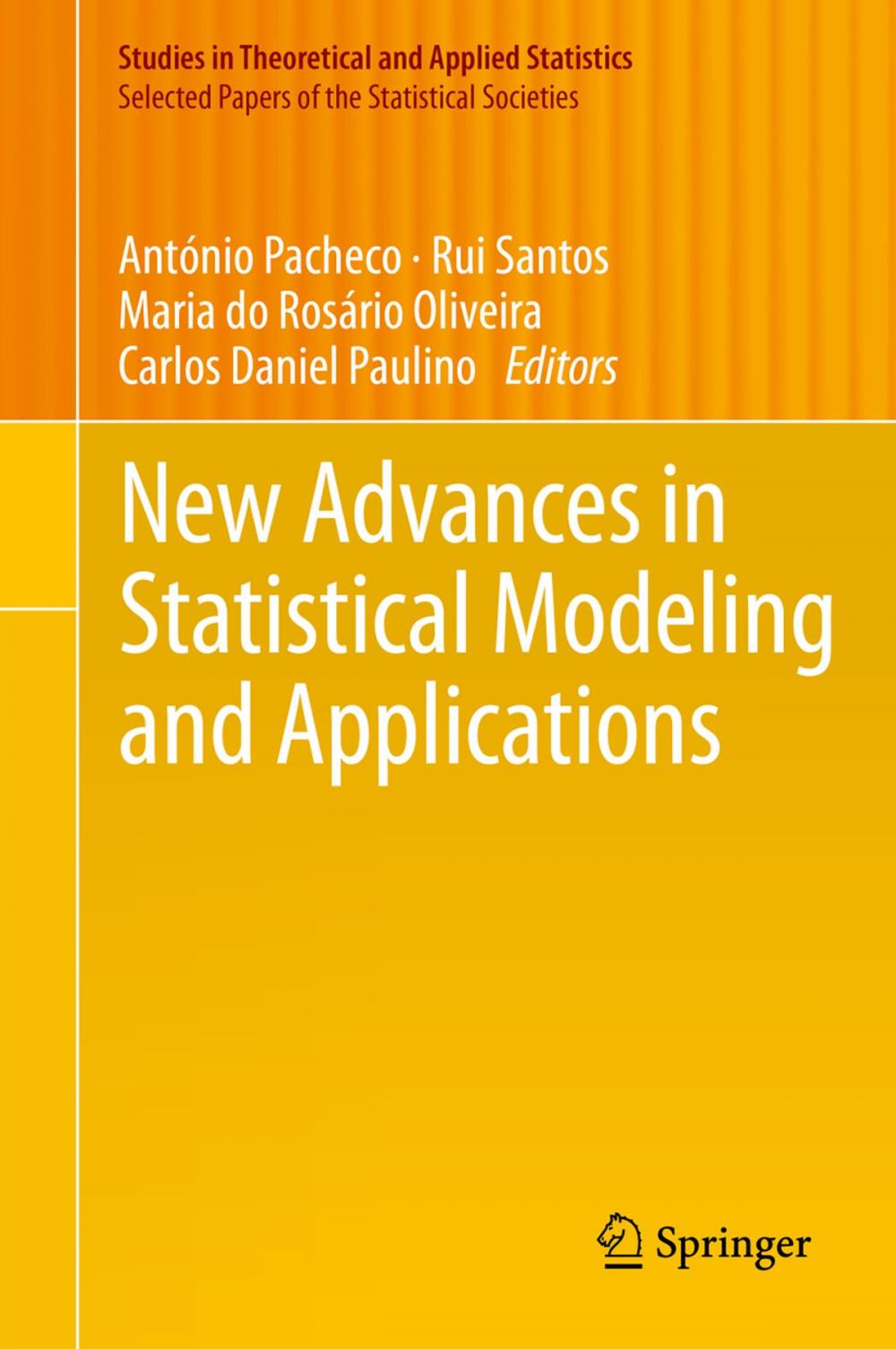 Big bigCover of New Advances in Statistical Modeling and Applications