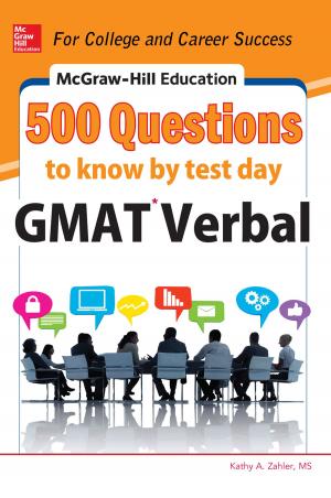 Cover of the book McGraw-Hill Education 500 GMAT Verbal Questions to Know by Test Day by George Labovitz, Victor Rosansky