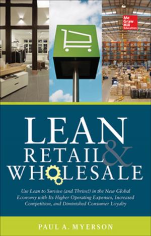 Cover of the book Lean Retail and Wholesale by Jenni Burton, Thomas Toscano, Maryam Zonouzi