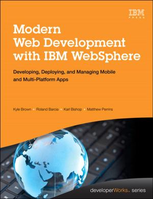 Cover of the book Modern Web Development with IBM WebSphere by Lillian Goleniewski, Kitty Wilson Jarrett (editor)
