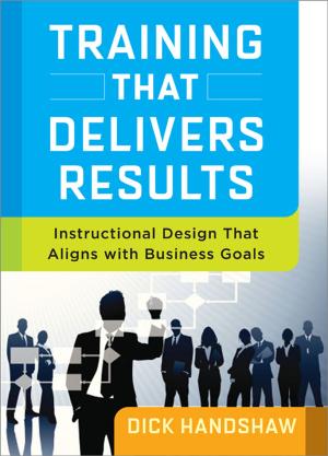 Cover of the book Training That Delivers Results by Gini Scott