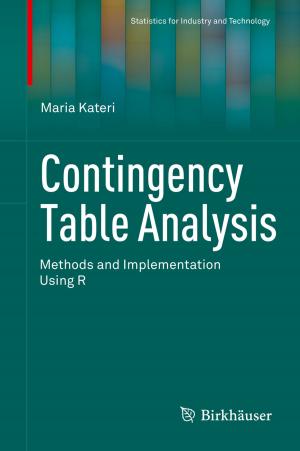 Cover of the book Contingency Table Analysis by S. Boyarsky, F.Jr. Hinman, M. Caine, G.D. Chisholm, P.A. Gammelgaard, P.O. Madsen, M.I. Resnick, H.W. Schoenberg, J.E. Susset, N.R. Zinner