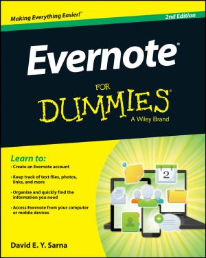 Cover of the book Evernote For Dummies by 