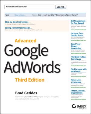 Cover of the book Advanced Google AdWords by Nguyen Viet Tue, Michael Reichel, Michael Fischer