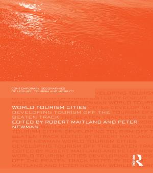 Cover of the book World Tourism Cities by Justin D. Garrison