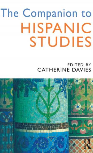 Cover of the book The Companion to Hispanic Studies by David Frisby