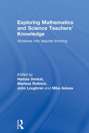 Cover of the book Exploring Mathematics and Science Teachers' Knowledge by 
