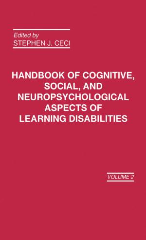 Cover of the book Handbook of Cognitive, Social, and Neuropsychological Aspects of Learning Disabilities by Sandra Smidt