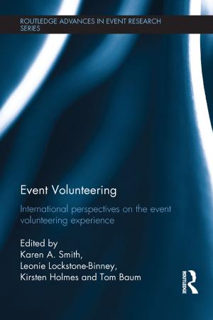 Cover of the book Event Volunteering. by Michael Argyle, Benjamin Beit-Hallahmi