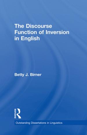 Cover of the book The Discourse Function of Inversion in English by John Agbonifo