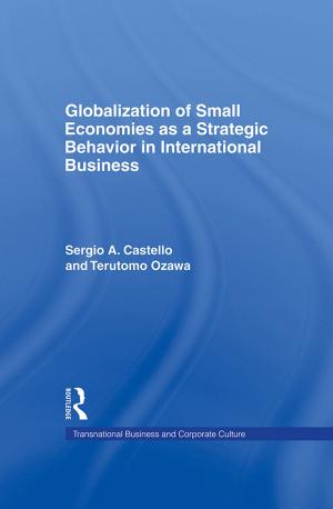 Book cover of Globalization of Small Economies as a Strategic Behavior in International Business