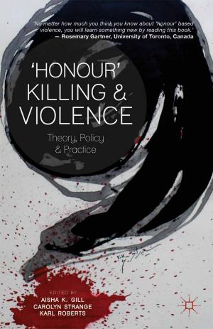 Cover of the book 'Honour' Killing and Violence by Emrys Jones