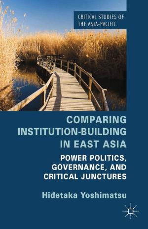 Cover of the book Comparing Institution-Building in East Asia by José Maria Viedma Marti, Maria do Rosario Cabrita