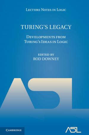 Cover of the book Turing's Legacy by Christopher Janaway, Arthur Schopenhauer