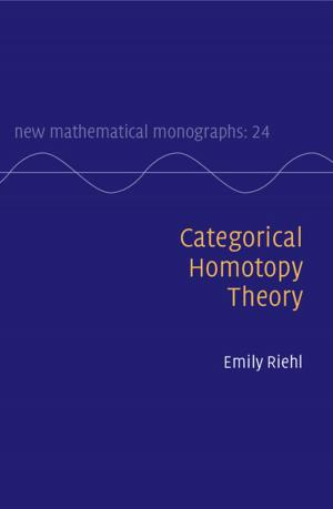 Cover of the book Categorical Homotopy Theory by Roberto Erro, Maria Stamelou, Kailash P. Bhatia