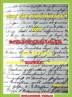 Cover of Nur für Naschkatzen und Schleckermäuler