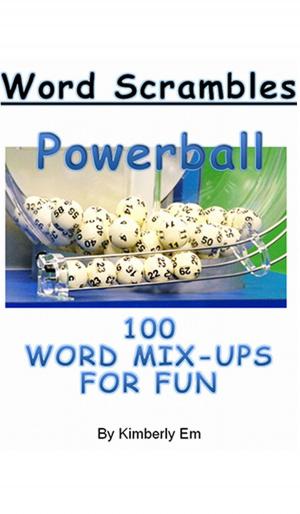 Cover of the book Powerball Word Scrambles: 100 Word Mix-Ups For Fun by Kimberly Em