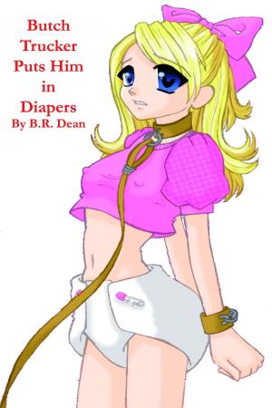 Cover of the book Butch Trucker Puts Him in Diapers by Aimee Nichon
