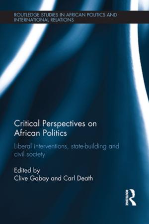 Cover of the book Critical Perspectives on African Politics by Vicki Goodwin, Bonita Thomson