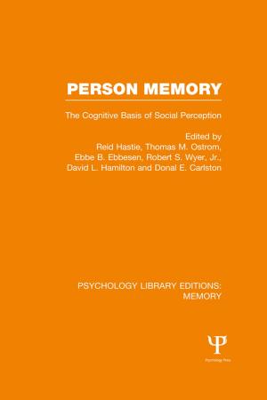 Cover of the book Person Memory (PLE: Memory) by Rosamond Mitchell, Nicole Tracy-Ventura, Kevin McManus
